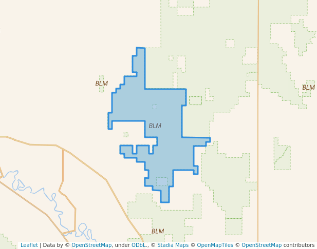 walking in BLM map in Saint Marie