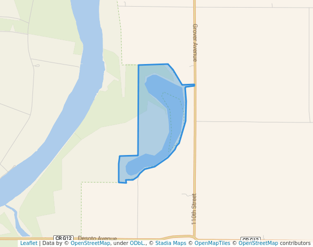 walking in Nobles Lake State Wildlife Management Area map in MO VALLEY