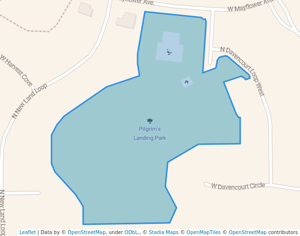 walking in Pilgrim's Landing Park map in Eagle Mountain