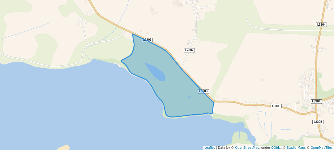 walking in Ballyigilgan Nature Reserve map in Carney