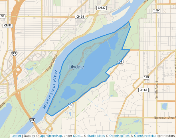 Lilydale-Harriet Island Park