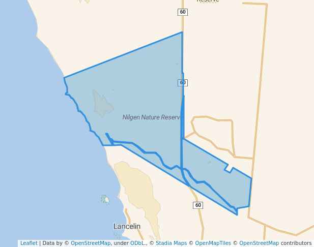 walking in Nilgen Nature Reserve map in Nilgen