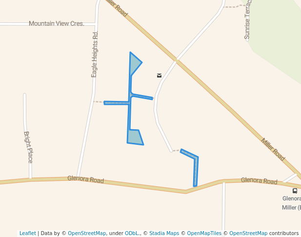 walking in Eagle Heights Park map in Duncan