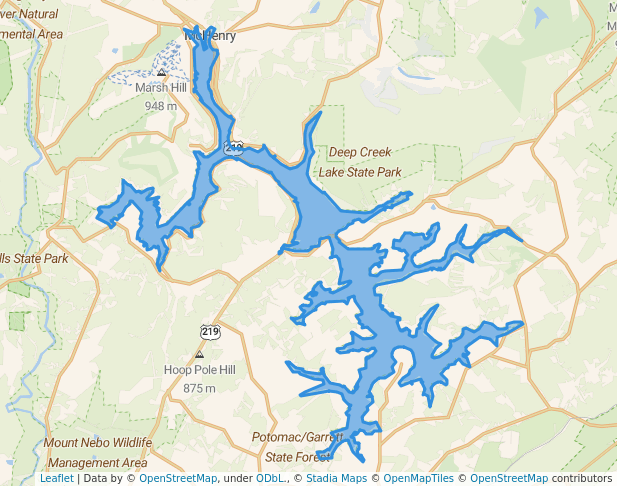 Deep Creek Lake Natural Resource Management Area