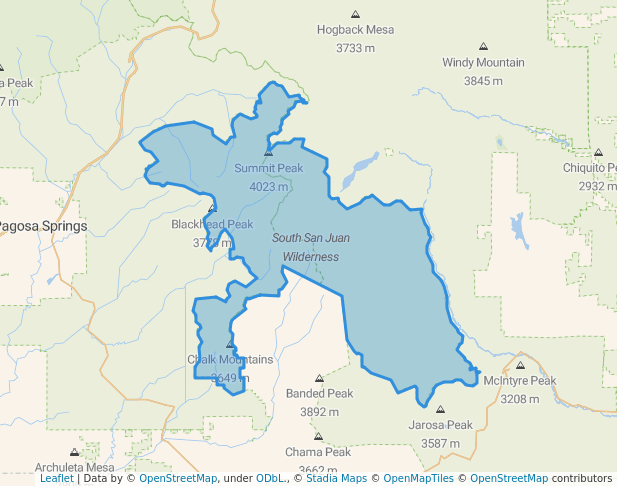 South San Juan Wilderness