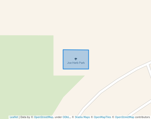 walking in Joe Herb Park map in Merced