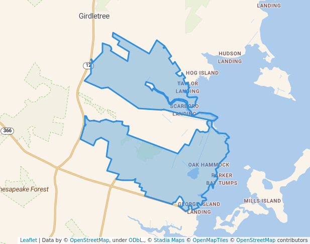 walking in E.A. Vaughn Wildlife Management Area map in Stockton