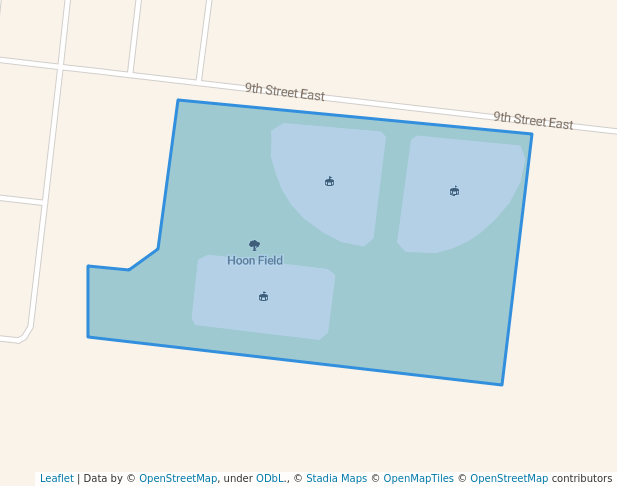 walking in Hoon Field map in Chinook