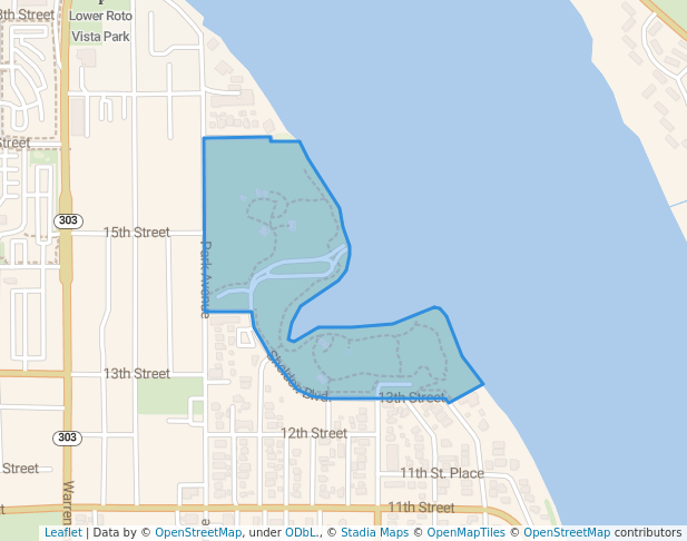 walking in Evergreen map in Bremerton