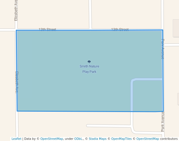 walking in Smith Nature Play Park map in Bremerton