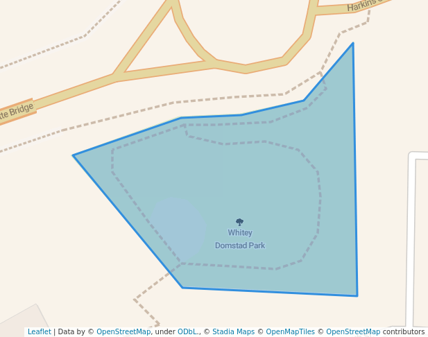 walking in Whitey Domstad Park map in Bremerton