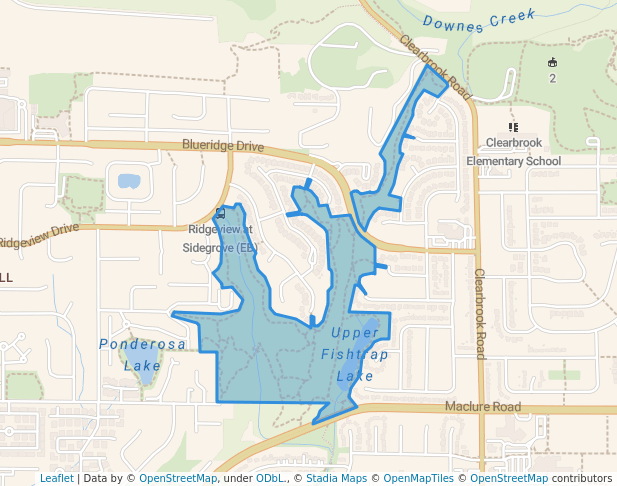 walking in Maclure Trail Park map in Abbotsford