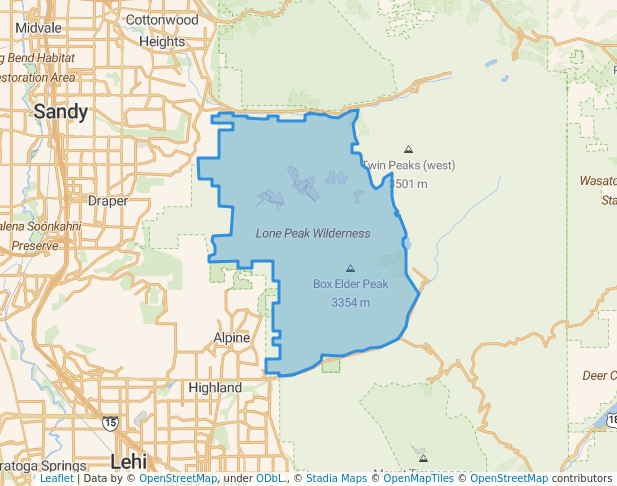 Lone Peak Wilderness