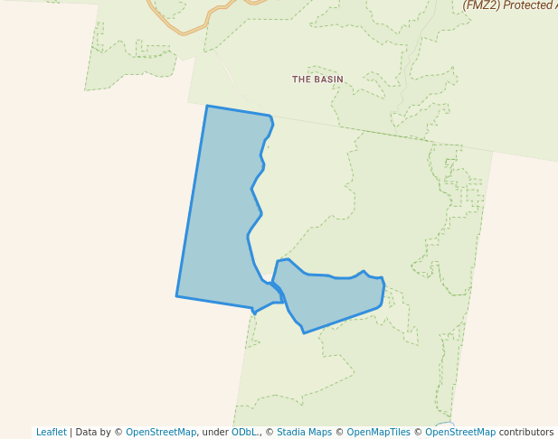 walking in Tomalla Nature Reserve map in Walcha