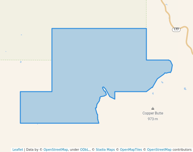 walking in White Canyon Wilderness map in Kearny