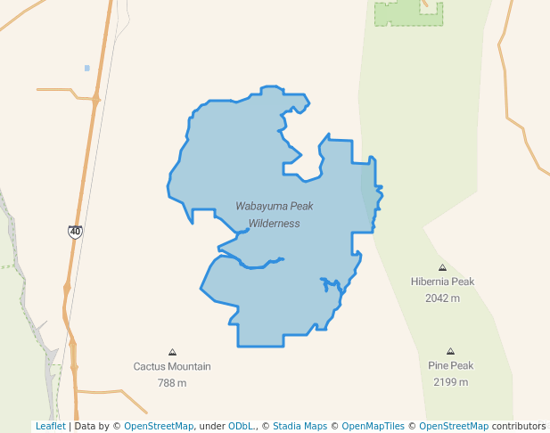 Wabayuma Peak Wilderness