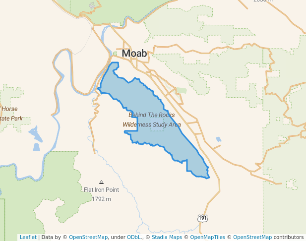 Behind The Rocks Wilderness Study Area