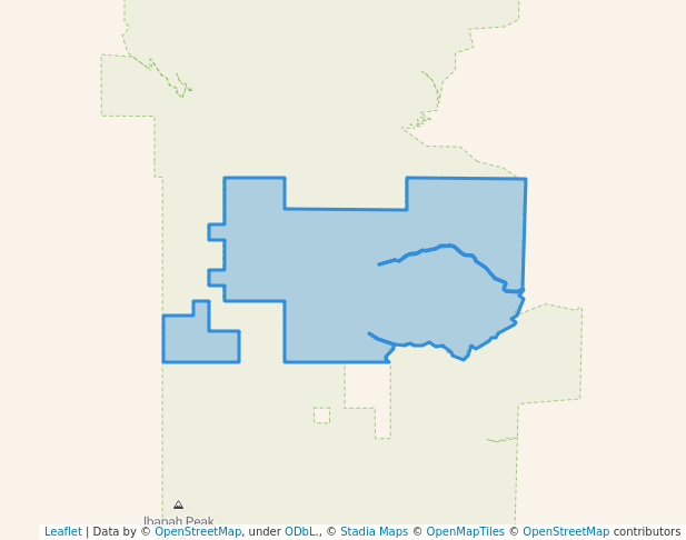 walking in Scotts Basin Wilderness Study Area map in GREENHAVEN