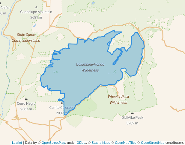 Columbine-Hondo Wilderness