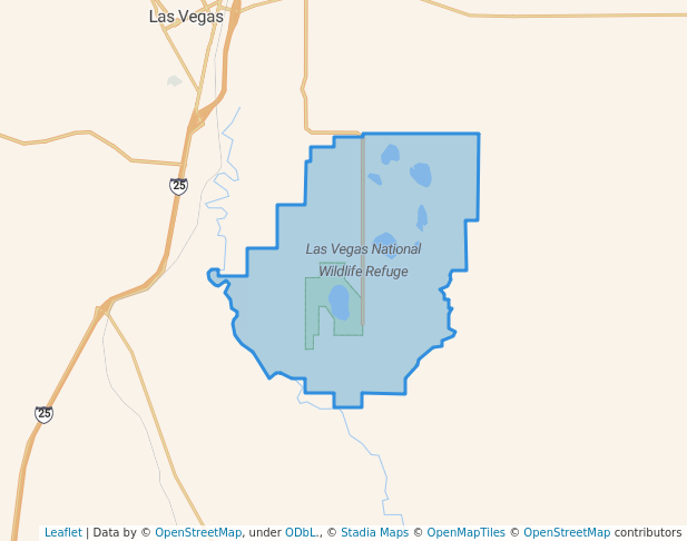 walking in Las Vegas National Wildlife Refuge map in Las Vegas