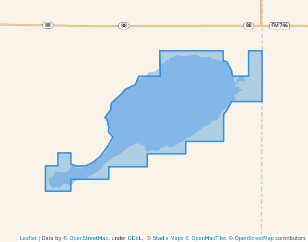 walking in Grulla National Wildlife Refuge map in Portales