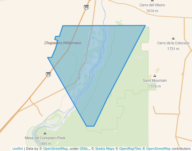 walking in Bosque del Apache National Wildlife Refuge map in Bingham
