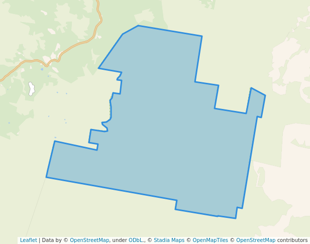 walking in Paupong Nature Reserve map in Kalkite