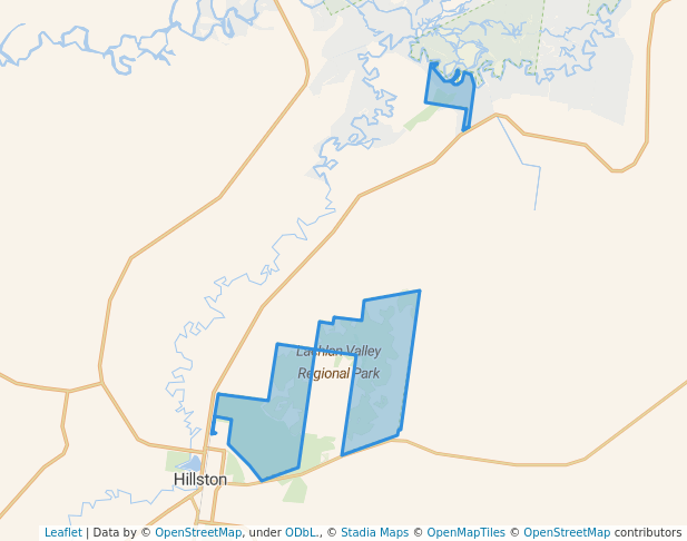 walking in Lachlan Valley Regional Park map in Roto