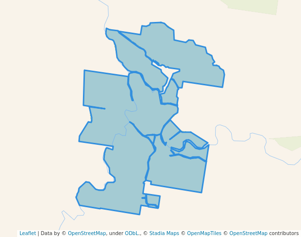 walking in Kwiambal National Park map in Ashford