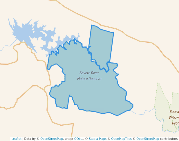 walking in Severn River Nature Reserve map in Ashford