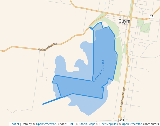 walking in Mother Of Ducks Lagoon Nature Reserve map in Guyra