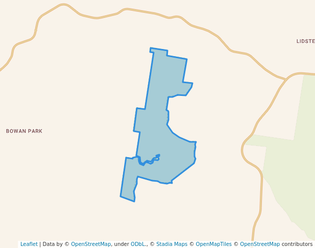 walking in Barton Nature Reserve map in Orange DC