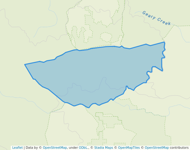walking in Kumbatine State Conservation Area map in Tamban