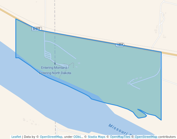 walking in Fort Union Trading Post National Historic Site map in Williston