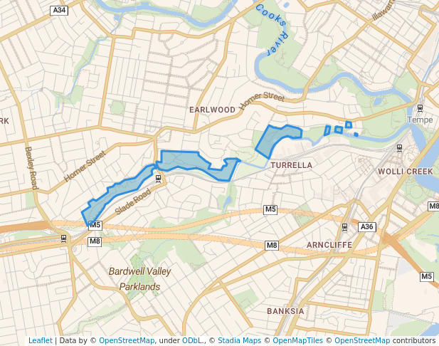 Wolli Creek Regional Park