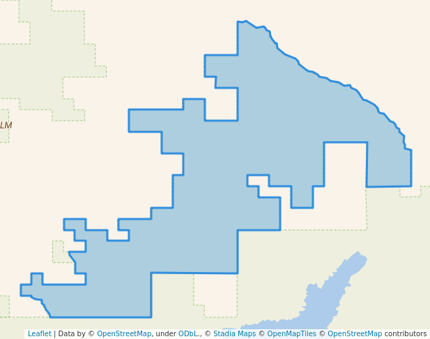 walking in Burnt Lodge Wilderness Study Area map in Malta