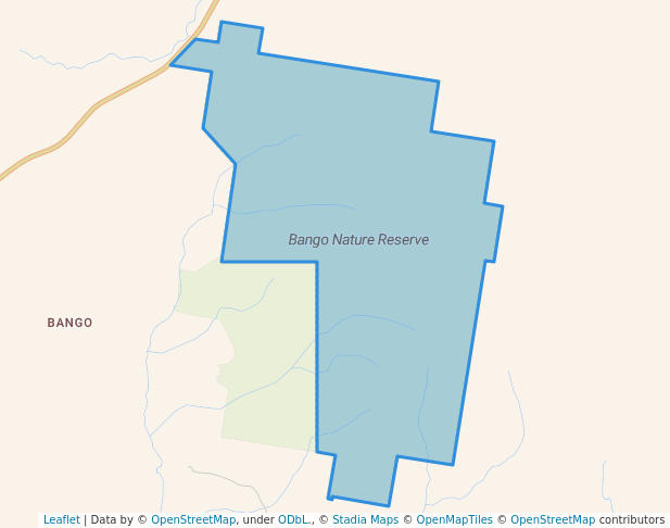 Bango Nature Reserve in Bango | Map and Routes