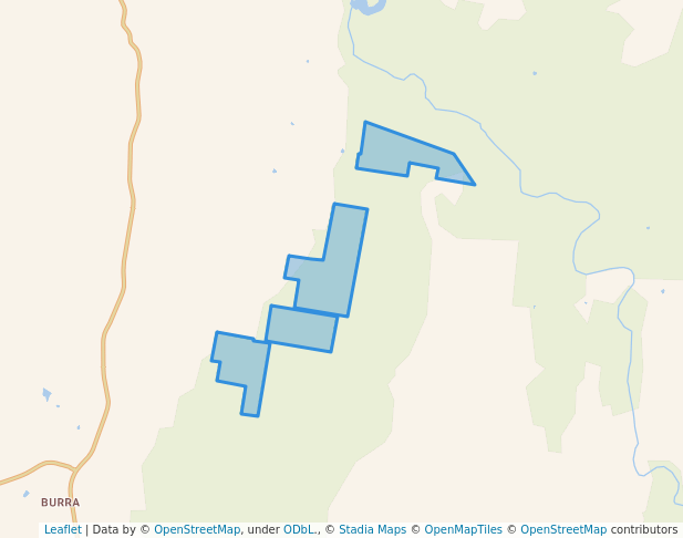 walking in Burra Creek Nature Reserve map in Burra