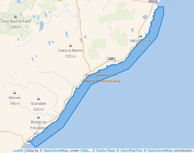 East Caithness Cliffs Marine Protected Area