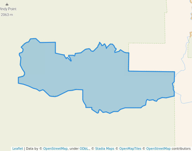walking in Black Canyon Wilderness map in Dayville