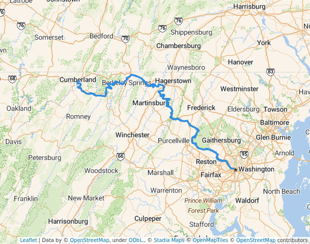 Chesapeake and Ohio Canal National - Thumb