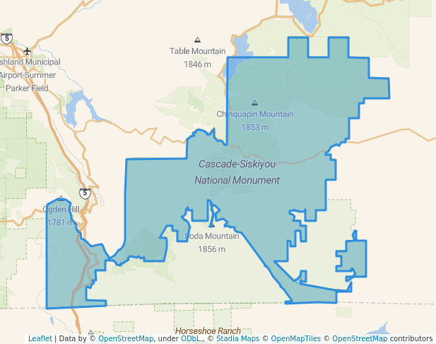 Cascade-Siskiyou National Monument