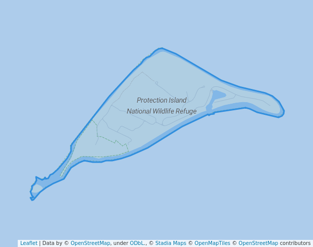 walking in Protection Island National Wildlife Refuge map in Sequim