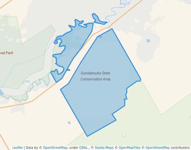 walking in Gundabooka State Conservation Area map in Gunderbooka