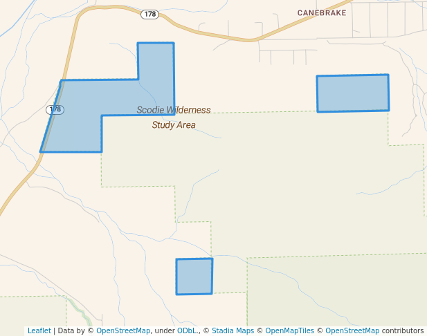 Scodie Wilderness Study Area in - Thumb 