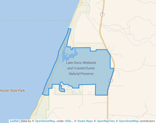 Lake Davis Wetlands and Coastal Dunes Natural Preserve