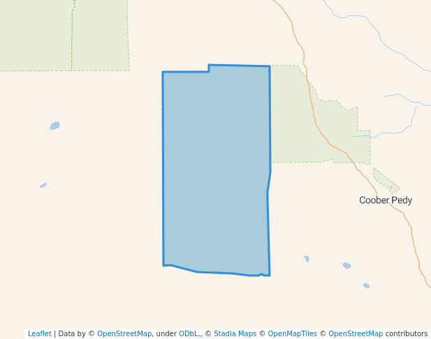 walking in Tallaringa Conservation Park map in Commonwealth Hill