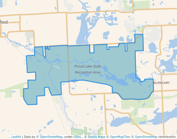 Proud Lake State Recreation Area