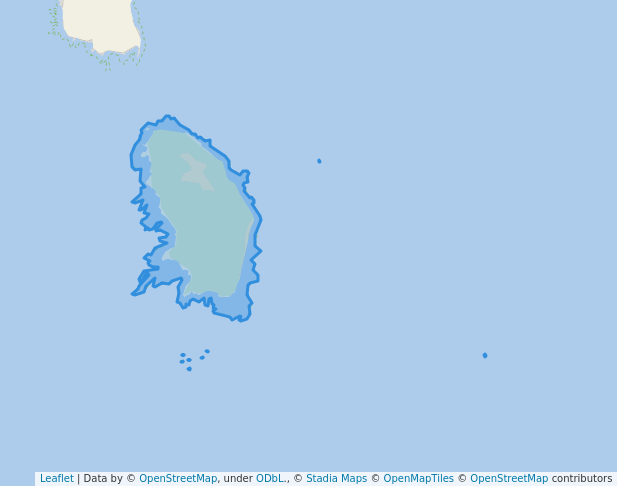 walking in Christmas Island Nature Reserve map in Currie