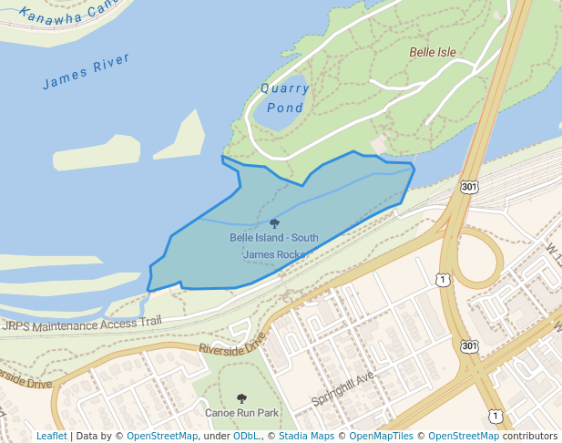 Belle Island - South James Rocks